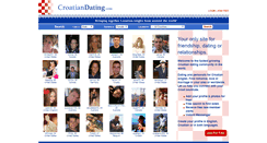 Desktop Screenshot of croatiandating.com