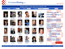 Tablet Screenshot of croatiandating.com